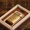 Vintage Cigarette kerosene Lighter Table Handmade Retro Metal Brass Lighter1359519