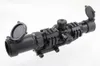 Aimsports Scope 1.5-4X30 Tri-Illuminated Mil Dot Reticle or Arrow or 3/4 Circle Scope with Locking Turrets