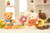 30cm 테디 베어 플러시 장난감 작은 귀여운 아기 박제 곰 인형 도매 아이들을위한 크리스마스 선물