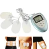 ES1018 mini electric ems tens body slimming therapy massage shock vibrating meridian pulse muscle stimulator pain relief massager