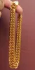 MENS HEAVY YELLOW GOLD CUBAN LINK CHAIN BRACELET 230MM Real people model 100% real gold not solid not money 2653