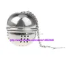 100pcs Stainless Steel Egg Shaped Egg-shaped Tea Balls Teakettles Infuser Strainer Locking Spice Ball 4cm #1548