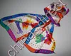 100% Silk Scarf Scarves Silk Scarf Cutie Design för damer eller barn 20 st.