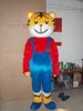 2017 venda Quente Bonito tigre dos desenhos animados boneca Mascot Costume Frete grátis.