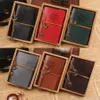 18.5 * 13cm Ny vintage PU Läderresor Journal Notebook Anchor Rudder Decoration Notebook Retro Diary Book Notepad C3284