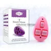 SQY Beauty Mouse Derma Roller 1380 Agujas Dermaroller, 3 en 1 Roller de derma para tratamiento corporal azul/púrpura/rosa