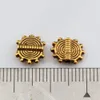 250 sztuk Antique Gold Cynk Alloy Gear Wheel Paciorz Koraliki 8x10mm dla biżuterii Making Bransoletka Naszyjnik DIY Akcesoria