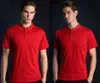Luksusowa koszulka T-shirt Mały koń haftowe haftowe Mężczyzn Men Fabric Letter Polo T-Shirt Obroź
