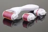 Kit 3 en 1 Derma Roller, micro-aiguilles en acier inoxydable, 180/600/1200 aiguilles, soins de la peau pour le corps et le visage