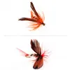 Snel gratis verzending via DHL Vliegvissen Vliegen Forel Bass Fly Fishing Lure Aas met Haak Vissen Lokt 12pc / Set