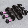 Dyeable Bleachable 6A Hair Bundles Peruvian Brazilian Indian Cambodian Weave Human Hair Extensions Natural Black Color4570891