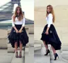 High Low Tutu Skirts Tulle High Quality Formal Dress Wear Women Fashion Skirts Tiered Cheap Party Dress Bust Skirt Formal Gowns