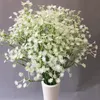 Konstgjord gypsophila blomma plastblomma 58cm lång vit / lila / rosa babysbreath för blommigt arrangemang bröllopsblommor