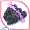 Economy Unprocessed Malaysian Virgin Loose Wave Curly Hair Weave 1Bundle Loose Curl Human Hair Extensions Wholesale Best Price Malaysia Weft