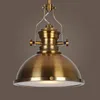 Vintage Country Rustik Heavy Metal Dining Room Pendant Lamp Fixtures Restaurang Hängande Ljus Bar Counter Industrial Lights