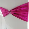 16Color Elastic Bronzing Metallic Spandex Chair Band/Chair Bow With Round Plastic Buckle For Wedding Use