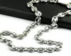 wholesale price 10mm 20''-28'' 316L Stainless steel High Polished coffee beans Link Chain Necklace fashion men women jewlery silver tone