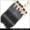 Cheveux Extensions 8 "-30" Bresilien Vieres CheveuxティッシュダブルPerruque Couleur Naturelle 3pcs SoyeuxティッシュBellahair 9a Dhl Shi