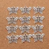 PEACOCK BLANC ANARTIA Jatrophoe Butfly Charm Beads 100pcslot 248x191mm Pendants argentés antiques bijoux diy l11289034433