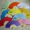 Leeg wit papier vouwen hand fans studenten kind DIY fijne kunst schilderij oefenprogramma's fan 8 "10 stks / partij gratis verzending