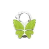 Metal Foldable Bag Purse Hook Bag Hanger/Purse Hook/Handbag Holder Shell Bag Folding Table Butterfly Bling Colors ZA5220