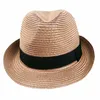 Vendita all'ingrosso-Nuovo Arrivo Donne Vento Europeo Grande Brim Paglia Cappello da donna Round Bohemia Sun Hats Beach Headwear Cappuccio 1 pz