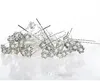 40PCS Hochzeit Zubehör Braut Perle Haarnadeln Blume Kristall Haarnadeln Clips Brautjungfer Frauen Haar Jewelry241R