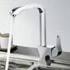 2015 New Arrival High Quality Lead Free Water saving Brass Chrome Single Handle Kitchen Faucet Mixer Tap