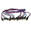 Плетеное аудио вспомогательное кабель 1 мм 35 -мм волновой удлинитель Aux Male и мужской стерео -автомобиль нейлоновой шнур для смартфона для наушников Speake2689206