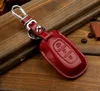 Genuine Leather Car Key Fob Cover for Hyundai Creta ix25 Grand i10 Xcent Elite i20 i40 smart key holder bag auto keychain Accessor7468237