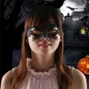 Party Lace Halloween Masks Lovely Party Venetian Masquerade Decorations Half Face Lily Woman Lady Sexy Mardi Gras Masks for Christmas Gift Disco