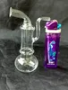 Frete grátis por atacado ----- 2016 novo Mini colorido, transparente de vidro Hookah / vidro bong, cor e estilo de entrega aleatória, vendas à vista