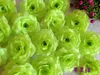 100 p Dia. 8 cm Yapay Ipek Kamelya Gül Şakayık Çiçek Düğün Noel Partisi için DIY Jewlery Bilek Çiçek Korsaj Aksesuarları