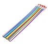 Cute Colorful Foldable Soft Pencil With Eraser Toy Korean Stationery Student Rewarding Gift Children School Fun Equipment