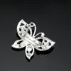 Women Fashion Vintage Rhinestone Brooches Crystal Large Snowflake Winter snow Theme Christmas Brooches Pins