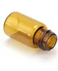 Amber Mini Glass Bottle, 2cc Amber Sample Injektionsflaska, Små Essential O, 2cc Amber Sample Injektionsflaska, Liten Essential Oljeflaska