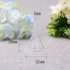 Clear Plastic Mini Entonnoir 31x39mm Cosmetic Vide Bottle Perfume Perfume Essential Essential Liquid Fermage Accessoires d'emballage Outils 295K