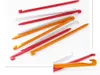 10pcs 16cm Aluminium Alloy Tent Peg Nail Stake Camping Pegs for Outdoor Hiking Camping Trip Essential Tool Kits4644882