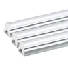 Stock T5 통합 LED 튜브 빛 2ft 12w 3ft 4ft 22w LedTubes 형광 튜브 램프 따뜻한 자연 멋진 흰색 AC85-265V 벽 램프