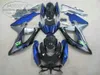 ABS full fairing kit for SUZUKI GSXR750 GSXR600 2008-2010 K8 K9 black blue fairings set GSXR 600/750 08 09 10 KS66