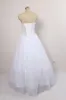 Neues Design Schatz Ballkleid bodenlange weiße Brautkleider kostenloser Versand Wunderschöner Perlen Perlen Brauthochzeitskleider Reales Beispiel