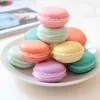 Candy Macaron Jewelry Box Mini Jewelry Rings أقراط القلادات صناديق التخزين التغليف