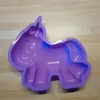 3D jednorożca Pegasus Fondant Cake Dekorowanie narzędzie ręcznie robione pleśń świec świeca pleśń DIY Clay Craft Form Prezent dla córki5816541