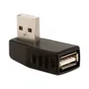 Convertisseur de connecteur adaptateur USB 2.0 mâle vers femelle, coudé à 90 degrés, gauche, droite, haut et bas