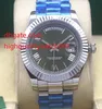 Top High Quality DayDate 40 PRESIDENT Blue Roman Stainless Steel 228239 Asia ETA Movement Automatic Mens Watch Watches