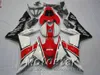 100% formsprutning Högsta kvalitetsfeedningar för Yamaha 2004 2005 2006 YZF R1 Red White Black Fairing Kit 04-06 YZF-R1 PQ97