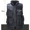 Męska kamizelka taktyczna polowanie na polowanie Molle Airsoft Kamizelka Outdoor Body Armor Swat Combat Painball Czarna kamizelka dla mężczyzn