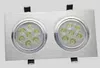 CE Hochleistungs-Doppelquadrat-LED-Deckenleuchte 18 W 30 W 42 W 110–240 V LED-Spot-Downlight-Beleuchtung LED-Licht-Downlight-Scheinwerfer 10 von DHL