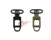 Tactical Quick Release Picatinny Rail QD 1.25'' Sling Loop With Swivel Attachment Mount No Interference Black/Dark Earth