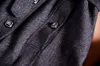 واحدة برستد معطف المرأة مع حزام رفض طوق خندق 120902